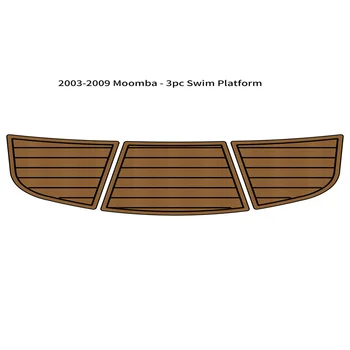 Pasirinktinis Tilptų EVA Putų Tiko Denio Kilimėlis - Suderinama su 2003-2009 Moomba Plaukti Platforma Žingsnis Trinkelėmis, Lipni