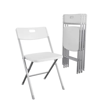 Ramsčių Premium Dervos vietą bei Atgal sulankstomoji Kėdė Balta 4-Pack 2 