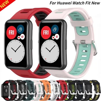 Silikono Dirželis Huawei Žiūrėti Tinka Originalios Smartwatch Pakeitimo Juostos Diržo Žiūrėti Apsaugos Atveju Huawei Žiūrėti pritaikyti Naujus teisinga tvar