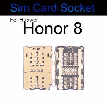 Sim Kortelės Laikiklio Adapteris Huawei Honor 8 9 9e 10 20 V8 V9 V10 Žaisti 8 9 Lite 8Pro Reader Atminties Kortelės Lizdas Flex Juostelės Remontas