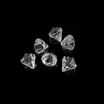 Skaidri Spalva 90pcs/Lot 26*24mm Akrilo Diamond 