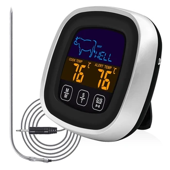 Skaitmeninis GRILIS Orkaitės Mėsos Kepimo Grilis Termometras + Laikmatis, Temperatūros Signalizacija, maisto ruošimui