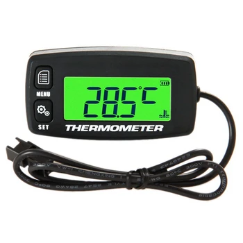 Skaitmeninis LCD Variklio Temperatūros Indikatorius Per-Temperatūros Įspėjimas Jutiklio LR-TS002 Motociklo Dirtbike ATV