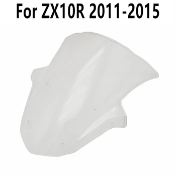 Spoileris, priekinis Stiklas Juodos skaidrios ZX10R ZX 10R 2011-2012-2013-2014-2015 Vėjo Deflectore Priekinio stiklo