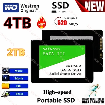 SSD Diskas HDD 2.5 Kietasis Diskas SSD 120GB 240GB 1 TB 512 GB 2TB 256 GB HD SATA Diskų Vidinis Kietasis Diskas Nešiojamas Kompiuteris ps5