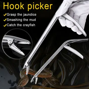 Strėlių, Žvejybos R01 Nerūdijančio Plieno Žuvų Kablys Valiklis Garų Ištraukėjas Hooker 28cm