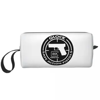 Taktinio Šaudymo Sporto Glock Kosmetikos Krepšys Moterims Kawaii Didelių Pajėgumų Makiažas Atveju Grožio Tualetinių Reikmenų Laikymo Krepšiai