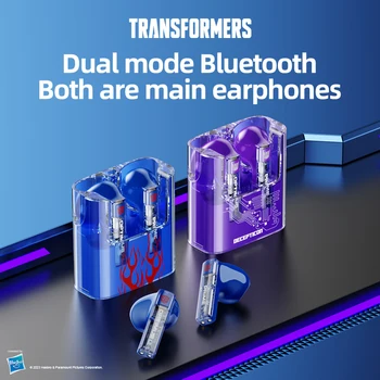 Transformatoriai TF-T08 Ausinės Bluetooth 5.3 HiFi Garso Ausinių Žaidimų Muzikos Rankų įrangą, Triukšmo slopinimo Ausines Žaidimas Ausinių
