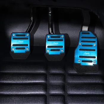 Universalios aliuminio neslidus automobilio pedalą automobilio modelį Chery Tiggo Fulwin A1 A3 QQ E3 E5 G5 V5/EMGRAND EB7 EB7-RV EC8