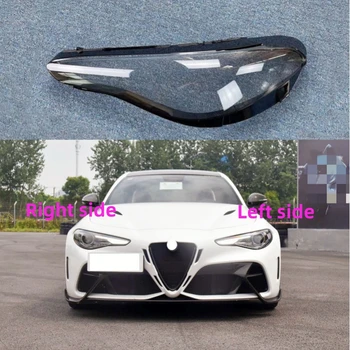 Už Alfa Romeo Giulia 2015 2016 2017 2018 2019 2020 2021 2022 Automobilių Žibintų Korpuso priekinis žibintas dangtelis priekinio Žibinto Objektyvo Stiklas priekinis žibintas