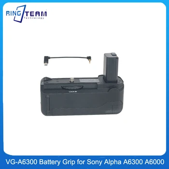 VG-A6300 Vertikalus Baterijos Rankena Sony Alpha A6300 A6000 Kamera NP-FW50 Baterija Turėtojas