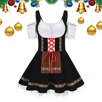 Vokietijos Dirndl Suknelė Moterims Trumpas Vokietijos Alaus Festivalis Dress Helovinas Kostiumai Temą Šalies Tradicinių Vestuvių Karnavalas