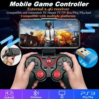 X3 Mobiliojo Telefono Valdiklį, Suderinamą su Android/iOS/Hongmeng/PS3-4/Win/PC/TV Sistema 2.4 G Bevielio Kreiptuką VR Žaidimų Gamepad
