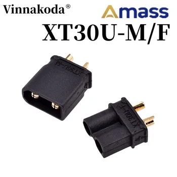 XT30U-M Vyras ličio baterija plug jungtis XT30U-F Modelio orlaivių elektrinio variklio įkrovimo bandymo sąsaja