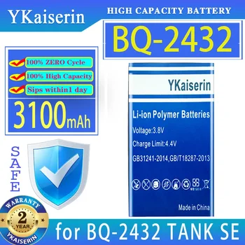 YKaiserin Baterija 3100mAh už BQ BQ-2432 BQ2432 TANKAS SE Bateria