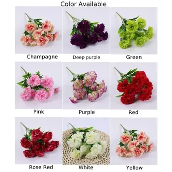 Šilko Dirbtinės Gėlės Nauja UV Atsparūs Modeliavimas Dekoratyvinis Netikrų Gėlių, Džiovintų Gėlių Namų Dekoro