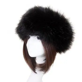 Žiemos Skrybėlę Šiltas Lauko Kepuraitė Sutirštės Moterų Rudenį Dirbtiniais Kailiais Šaltojo įrodymas Pliušinis Kepuraitė